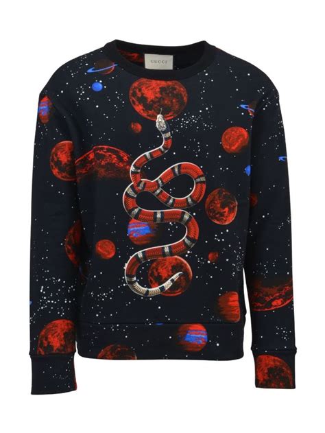 crewneck gucci|Gucci space snake jumper.